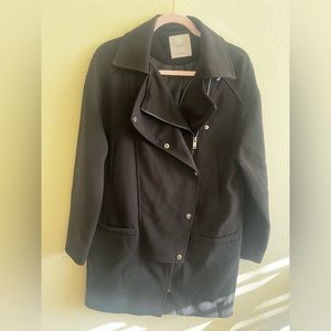 Mango Suit Women's Zipper Black Jacket Size XS
